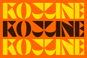 Kojune - Display Font