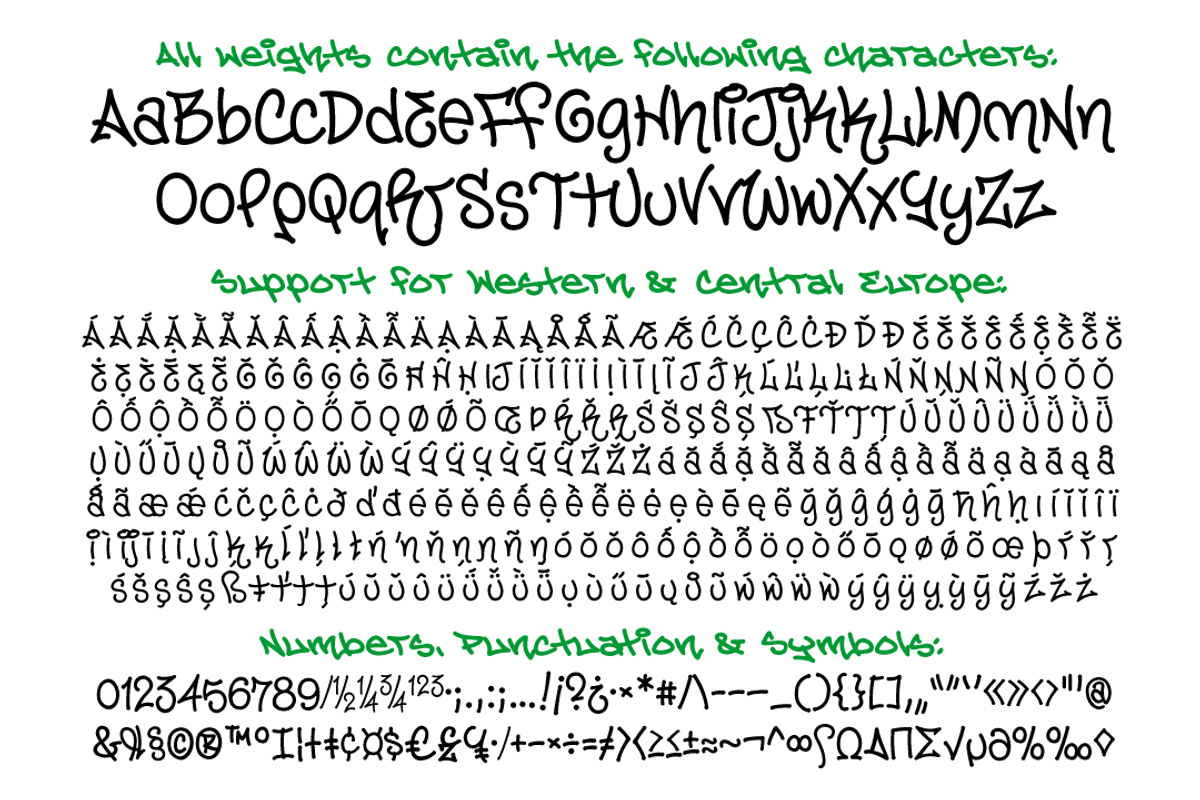 Phat Boi - street graffiti font preview 3