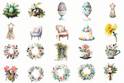 Garden Girl Cottage Clipart, an Illustration by Designworld (Thumbnail 5 of 7)