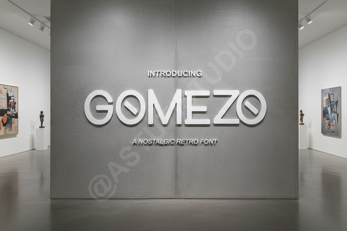 Gomezo | A Sophisticated Modern Seri, a Font by Astuti Studio (Photo 1 of 15)