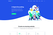 BusinessPRO | PSD & XD mobile first, a Landing Page Template by Milo Studio (Thumbnail 4 of 10)