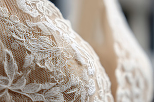 Close up of delicate white floral, a Beauty & Fashion Photo by MistyDay