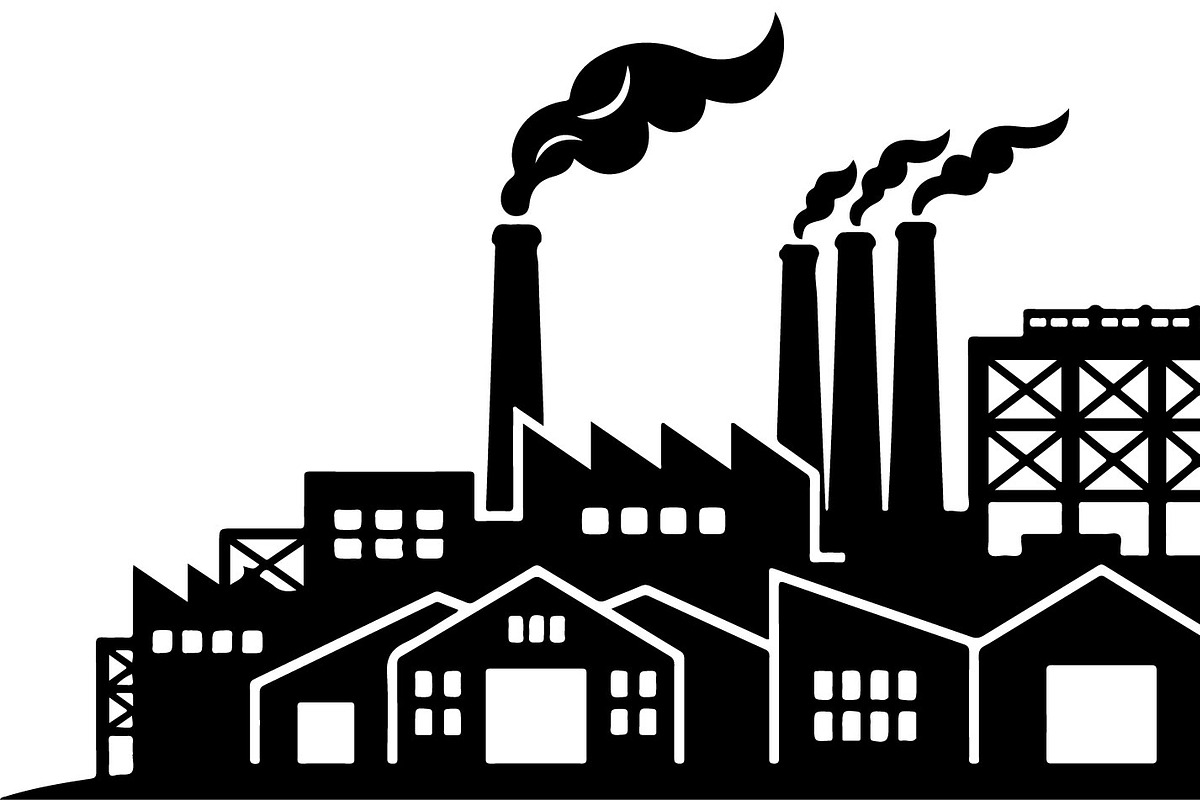 Industrial Factory Silhouette Bundle, an Illustration by Designs_River (Photo 11 of 45)