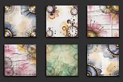 Watercolor Steampunk Paper Backgroun, a Background Graphic by protabsorkar11 (Thumbnail 4 of 4)