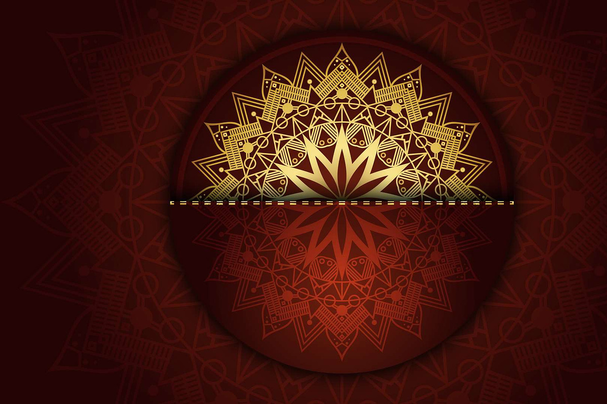 560+ Mandala Design Mega Collection, a Decorative Illustration by NJ Himel (Photo 129 of 289)