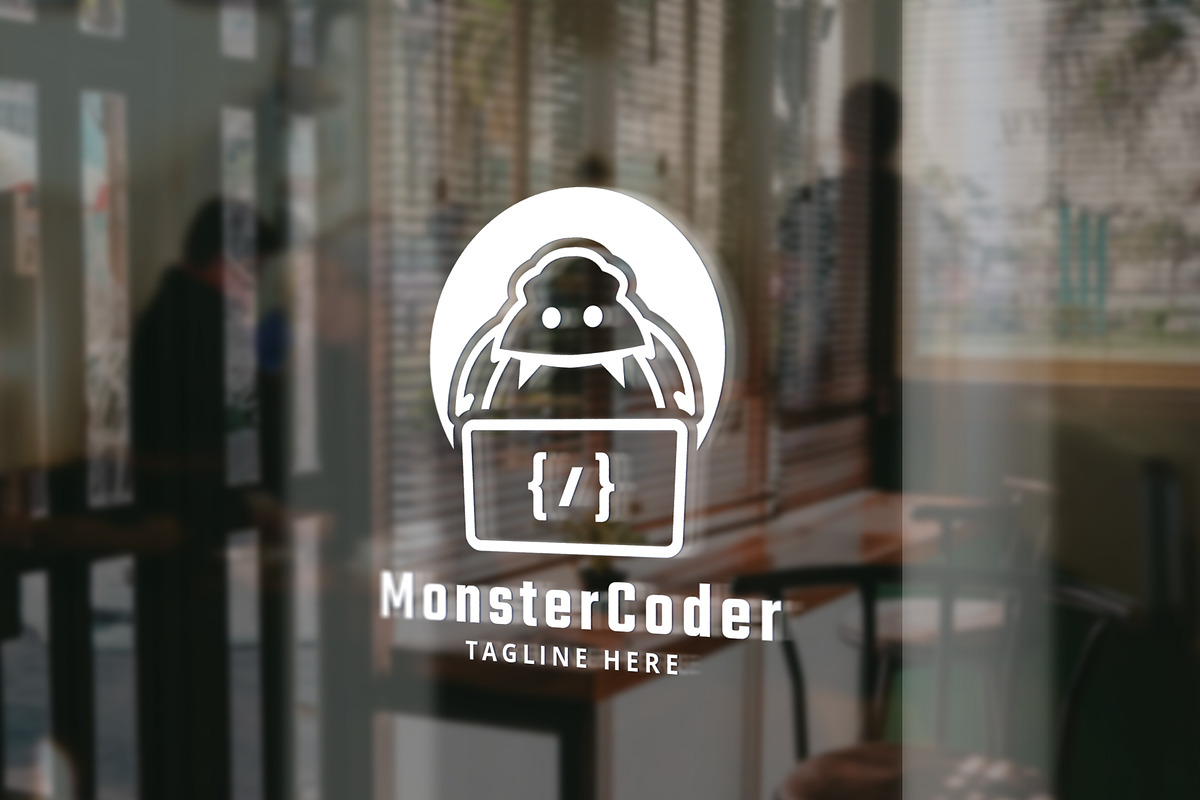 Monster Coder Logo, a Branding & Logo Template by Design_Planet