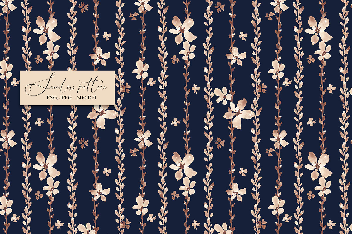 Cute floral seamless pattern, a Pattern Graphic by SirenaArt (Photo 8 of 13)