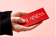 AD Business card mockup, an Advertising Mockup by INDERNEILk (Thumbnail 1 of 2)