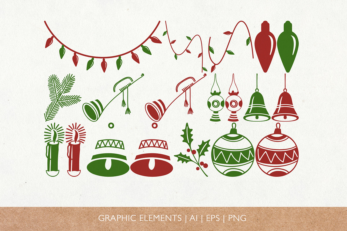 Very Vintage Christmas Collection, a Seasonal Illustration by ArtPavo (Photo 10 of 11)