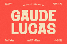 Gaude Lucas - Vintage Font