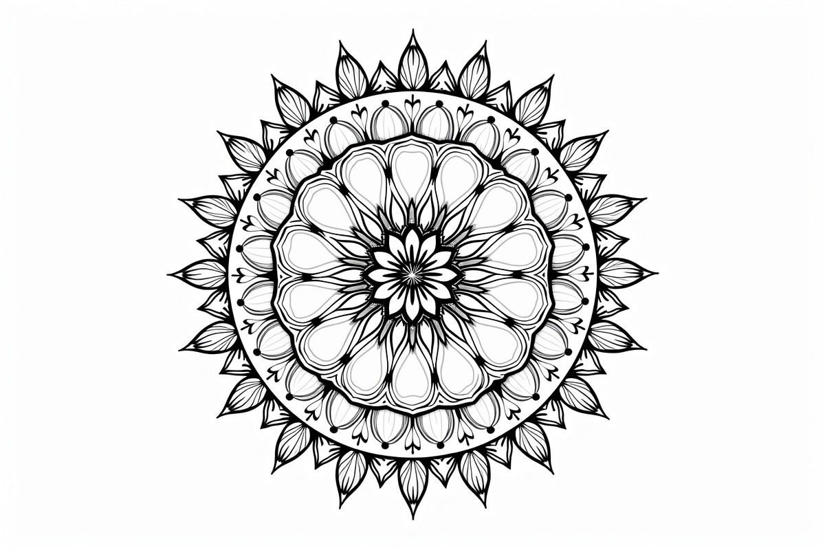 Mandala Coloring Pages Bundle, an Illustration by Artivon (Photo 11 of 11)