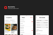 Quickbite : Food delivery UI kit, an UI Kit Template by Abel (Thumbnail 2 of 5)