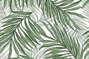 Tropical Pattern, Illustrated Palms