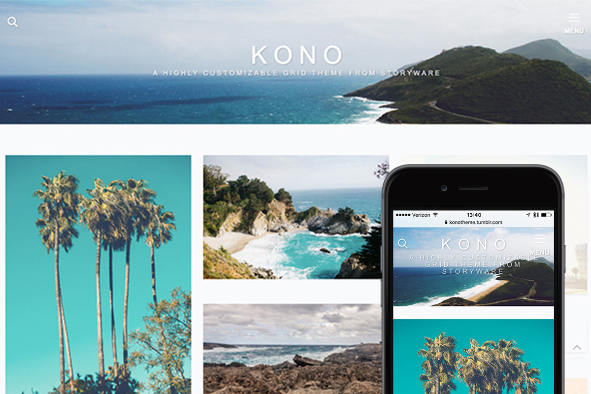 Kono Tumblr Theme, a Websites & App Template by Storyware (Photo 2 of 7)