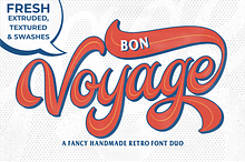 Retro Fonts - Bon Voyage!
