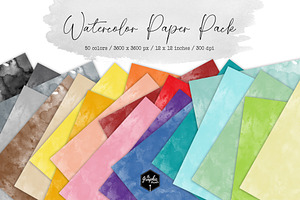 Watercolor paper pack