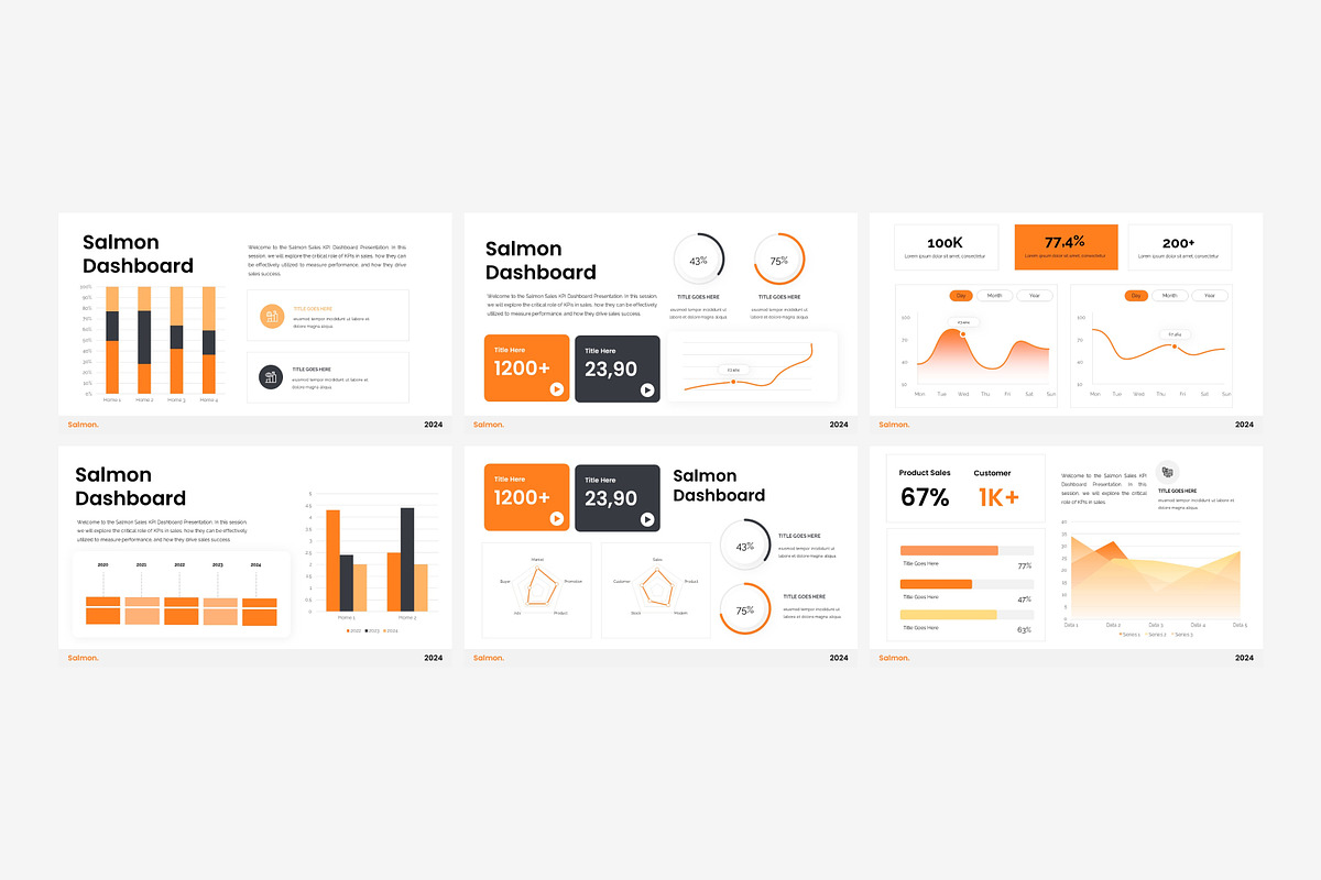 Sales KPI Powerpoint Template, a Presentation Template by Eklip Studio