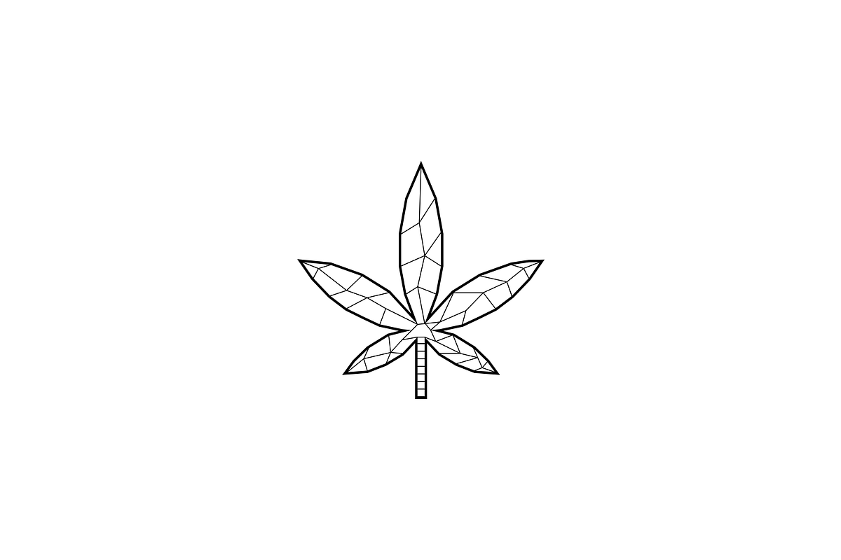 Geometric Minimalist Cannabis Logo, a Branding & Logo Template by Luxury Logos (Photo 3 of 4)