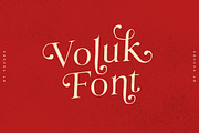 Voluk, a Serif Font by vuuuds (Thumbnail 1 of 7)