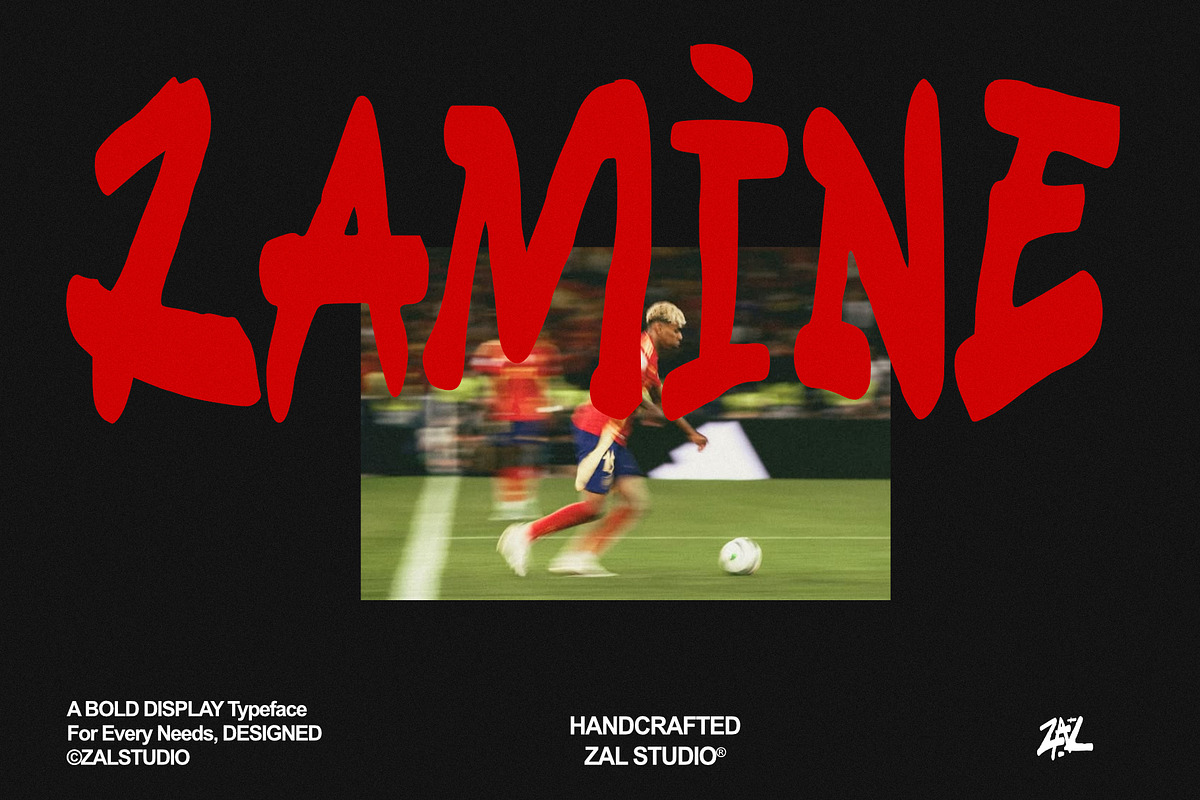 Lamine - Bold Display Typeface, a Sans Serif Font by ZAL STUDIO (Photo 1 of 3)