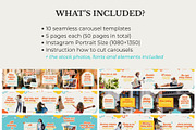 Retro Travel Instagram Carousels, a Social Media Template by Anna Design Studio (Thumbnail 2 of 13)
