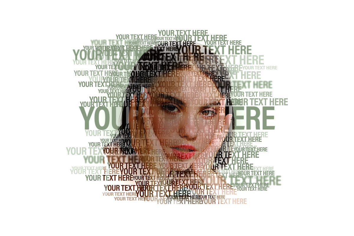 Text Masking Portrait Photo Effect, a Layer Style Add-On by Design Squad (Photo 3 of 5)