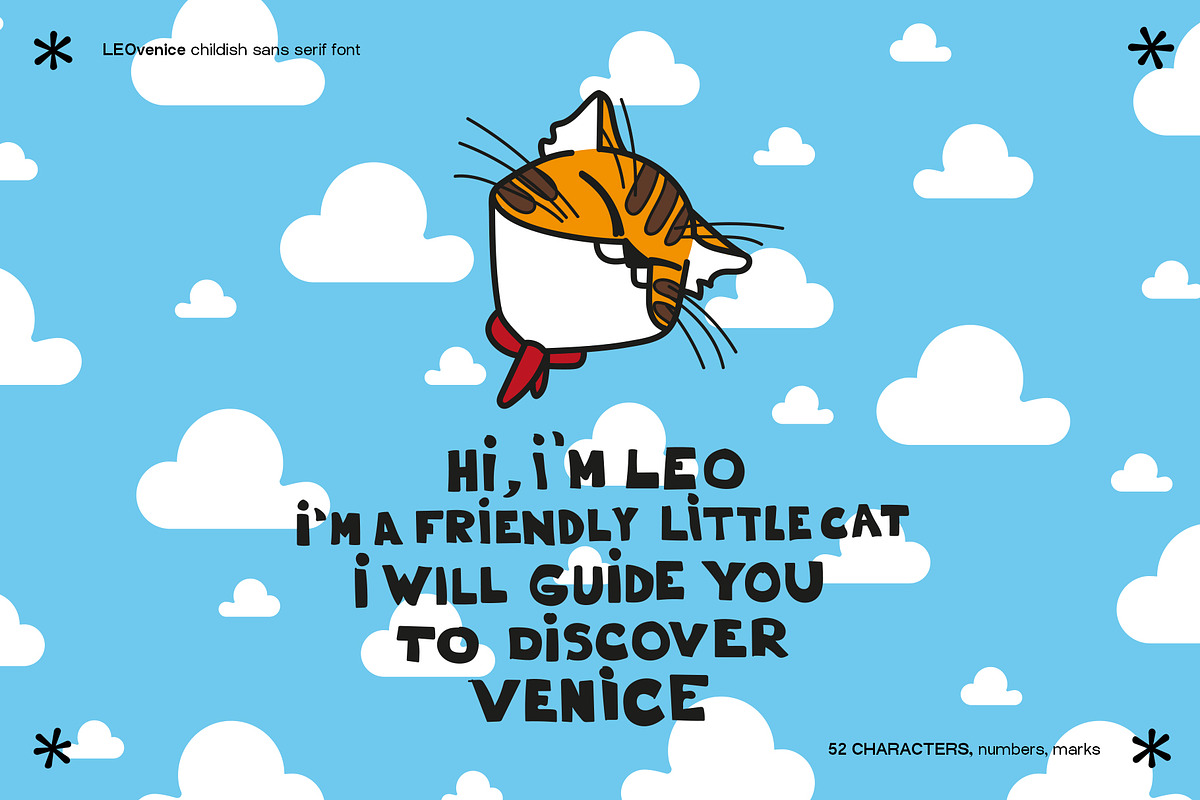 LEOvenice childish sans serif font, a Sans Serif Font by MDP TYPEFACES (Photo 5 of 6)