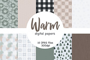 Warm Patterns, a Pattern Graphic by GlamArtZhanna (Thumbnail 1 of 4)
