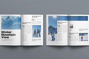 Winter Travel & Vacation Magazine, a Magazine Template by E-Type (Thumbnail 3 of 7)