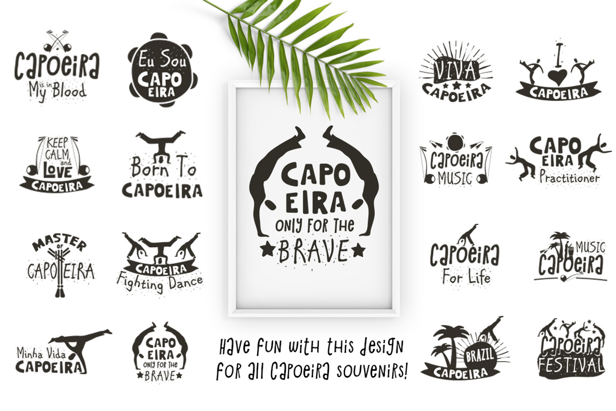 Capoeira Brazilian martial art logo, an Object Graphic by Kseniia Kuznetsova (Photo 5 of 6)
