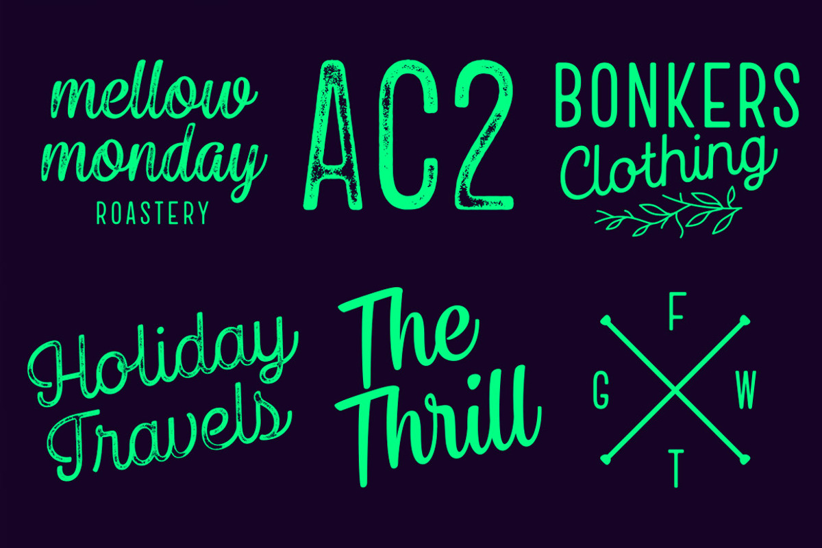 Goodwater font collection preview 3