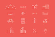 Cycling illustration vectors & logos, an Outline Icon by The Store (Thumbnail 2 of 6)