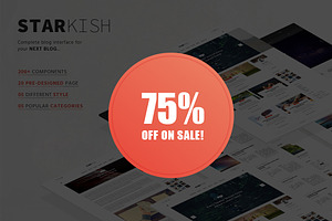 Starkish - Blog UI Kit