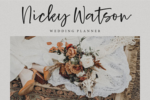 Rustic Wedding - Calligraphy Font