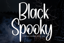Black Spooky | Script Font