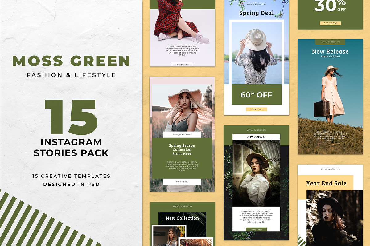 Instagram Templates Bundle 95% OFF, a Social Media Template by UICreative (Photo 21 of 21)