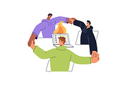 Programmers at work. IT concepts set, a Work Illustration by PaperTrident (Thumbnail 17 of 28)