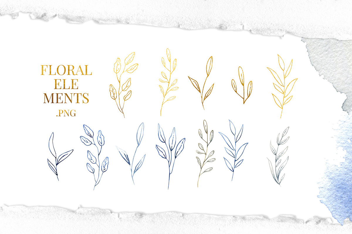 Deep Blue Alphabet Watercolor Set, a Work Illustration by Julia M. Watercolor (Photo 8 of 17)