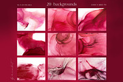 Red pink abstract backgrounds, a Texture Graphic by MiraEl Art (Thumbnail 10 of 16)