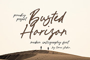 Busted Horizon Font, a Handwritten Font by Timurtype (Thumbnail 1 of 7)