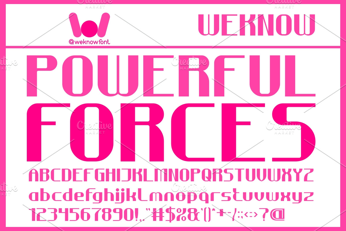 Take action font, a Sans Serif Font by weknow (Photo 2 of 8)