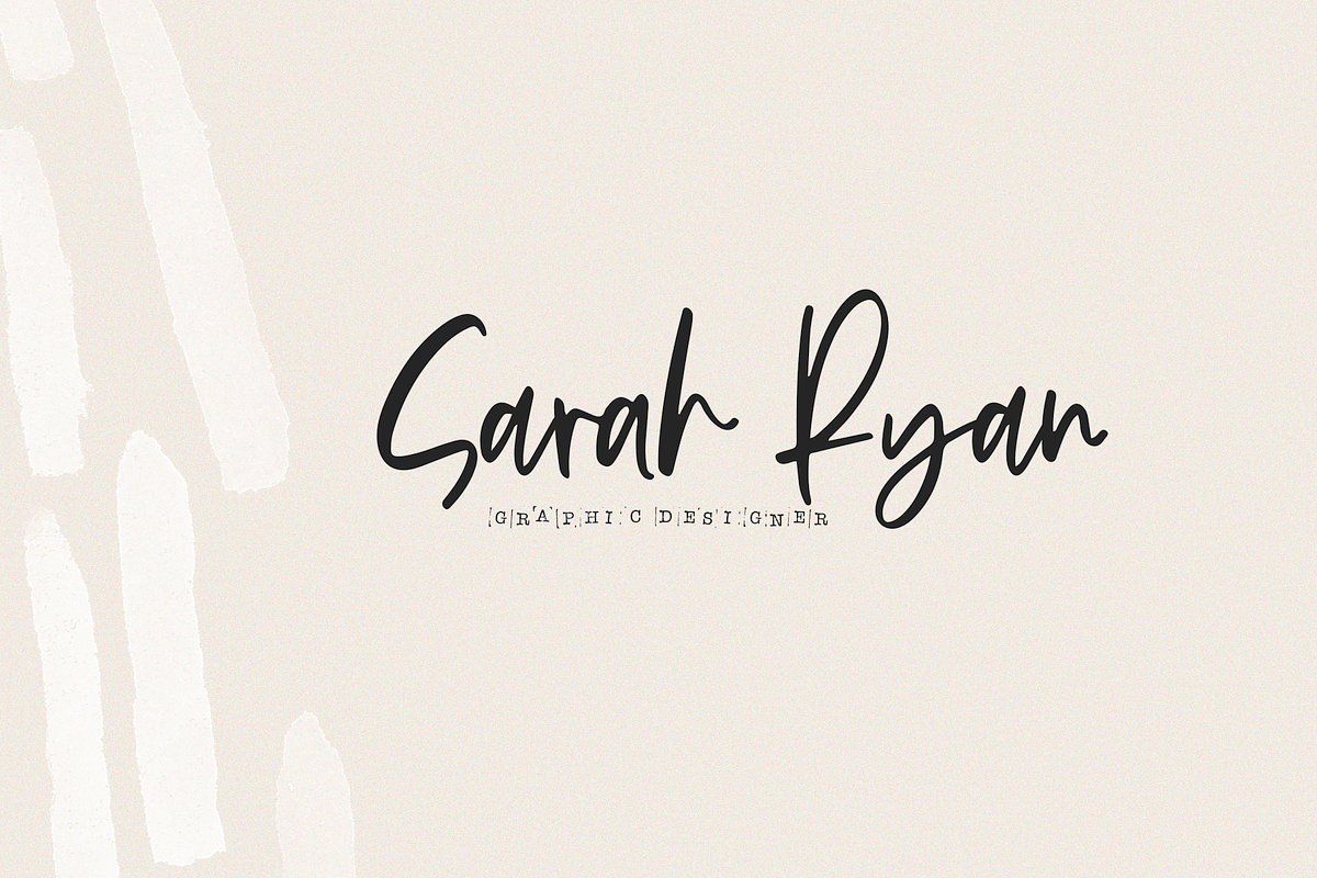 Sandcastle - Handwritten Script Font preview 5