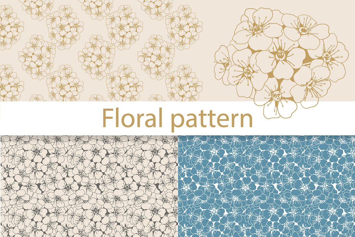 Floral Pattern & Flower Print, a Pattern Graphic by Plaid4You (Photo 1 of 15)
