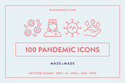 Pandemic Line Icons, an Outline Icon by Made by Made (Thumbnail 1 of 7)