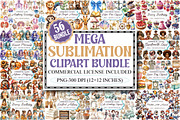 The Mega Sublimation Clipart Bundle, an Illustration by designcity5 (Thumbnail 1 of 4)