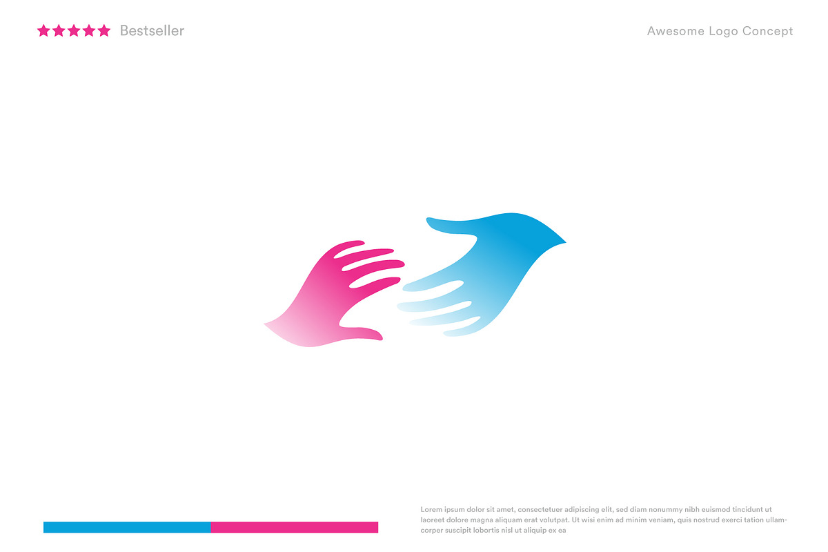 Hands Logo Template, a Branding & Logo Template by Artyway Logo (Photo 1 of 4)