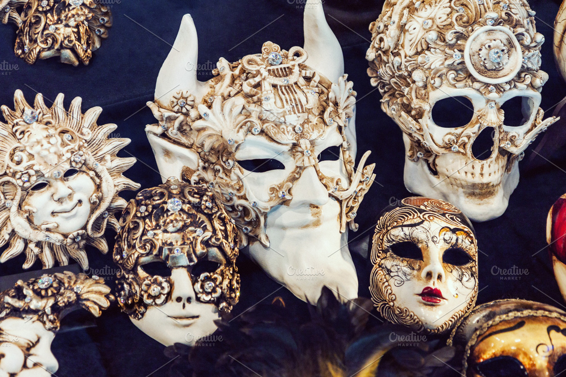 Venetian carnival masks, an Arts & Entertainment Photo by BOOCYS