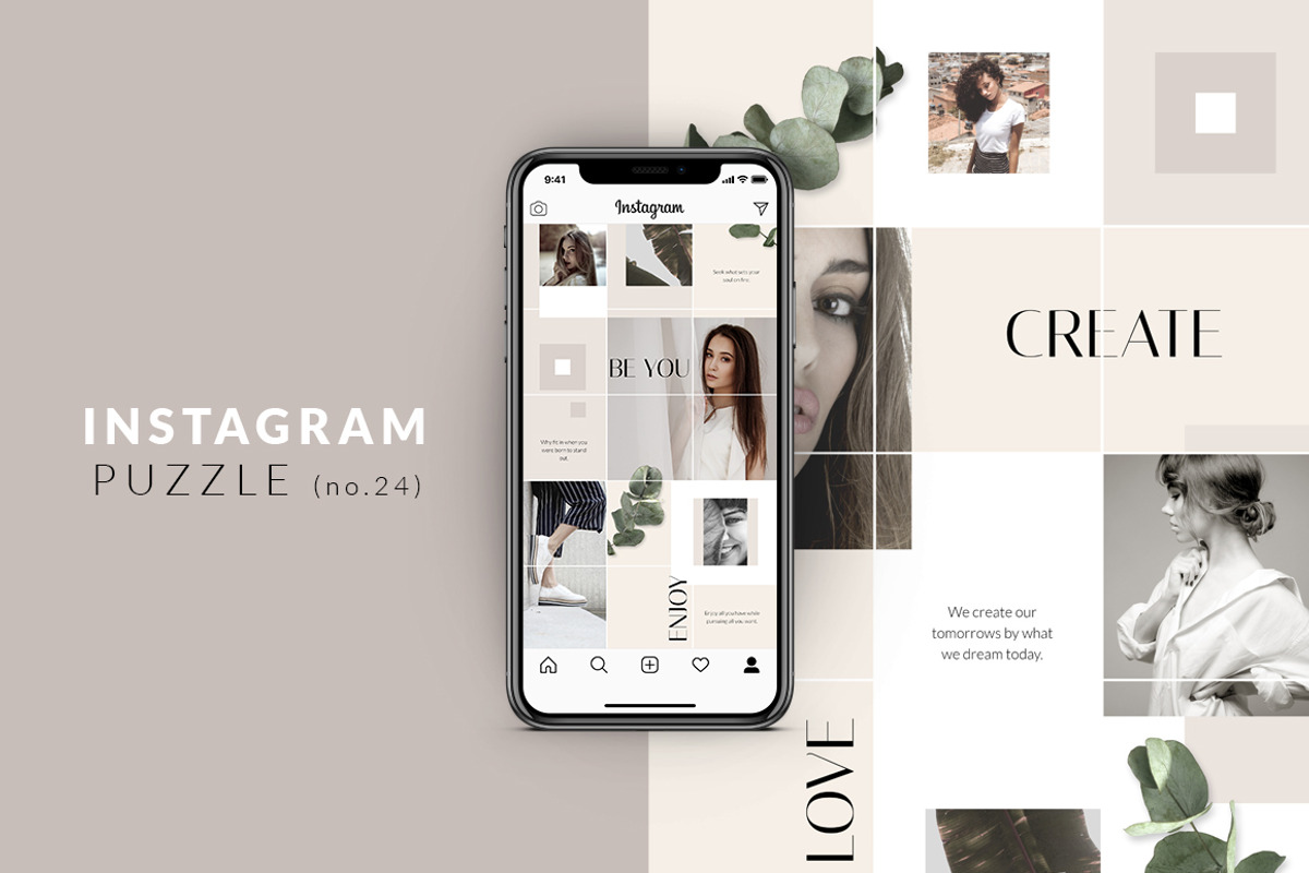 -90%MASSIVE BUNDLE-Instagram puzzles, a Social Media Template by CreativeFolks (Photo 25 of 25)