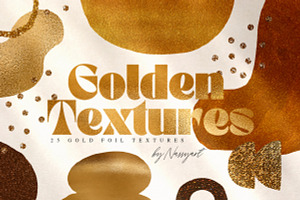 Gold Foil Glitter Paper Vol.2