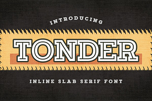 Tonder - Slab Serif Font